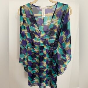 Laundry by Shelli Segal Sheer Beach Cover-Up